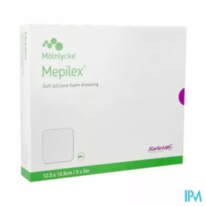 Mepilex Schuimverb Silicone Abs Ster 12,5x12,5cm 5