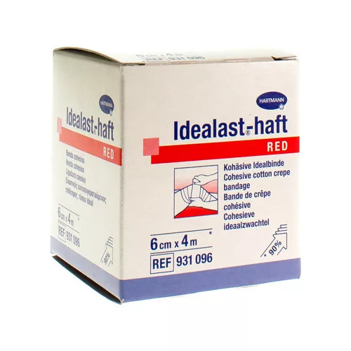 IDEALAST-HAFT rood 6cmx4m 1 p/s