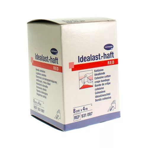 IDEALAST-HAFT rood 8cmx4m 1 p/s
