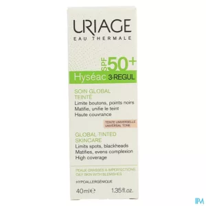 Uriage Hyseac 3-regul Glob.verz. Getint Ip50+ 40ml