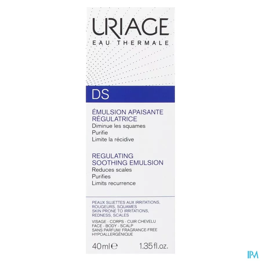 Uriage Ds Emuls Regulerende Verzorging Tube 40ml