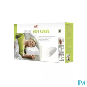 SISSEL® Soft Curve M HooFolioDresskussen M + fluwelen overtrek ecru
