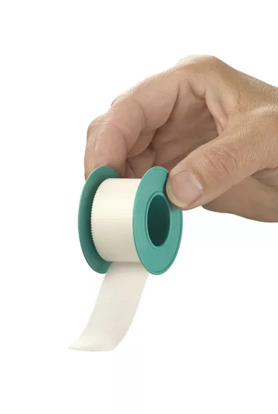 Heka silk hechtpleister ring 5 m x 2,5 cm niet-steriel
