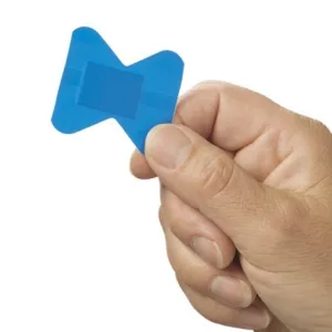 Heka navul blauwe HACCP pleister 50 x 45 mm niet-steriel