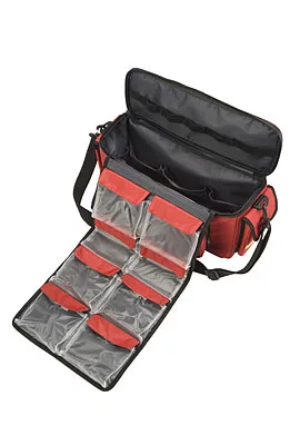 HEKA eerste hulp schouder-/ sporttas rood leeg
