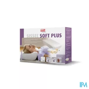 SISSEL® SOFT PLUS Visco-elastisch hooFolioDresskussen + fluwelen overtrek - ivoorkleur