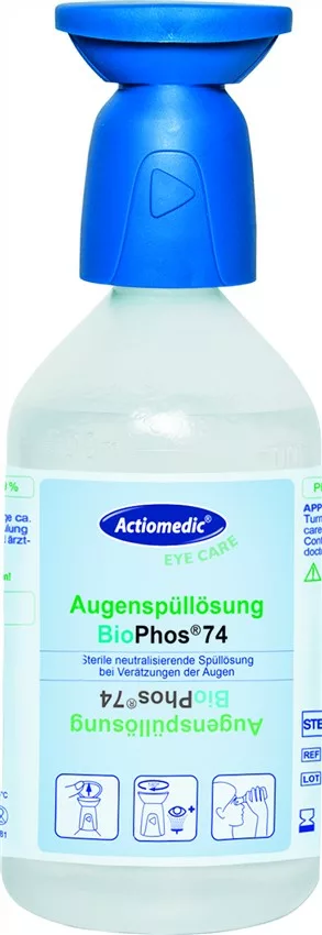 Actiomedic Oogspoelfles BIOPHOS74 PH Neutraal 500 ML