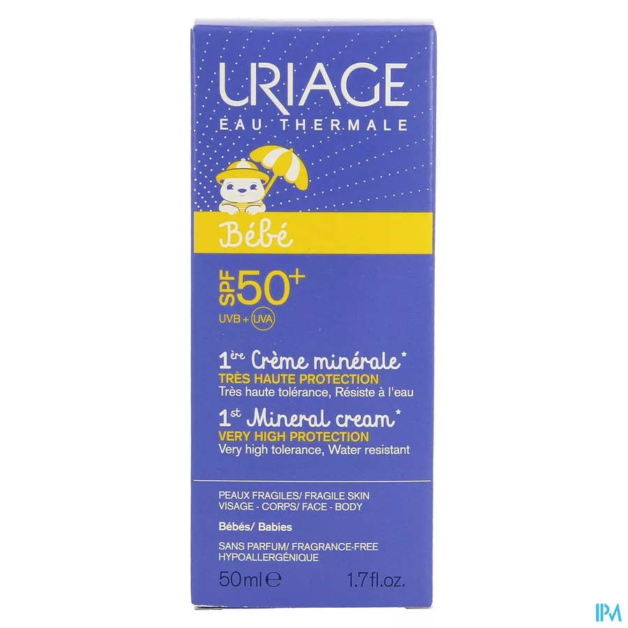 Uriage 1e Creme Mineraal Ip50+ 50ml