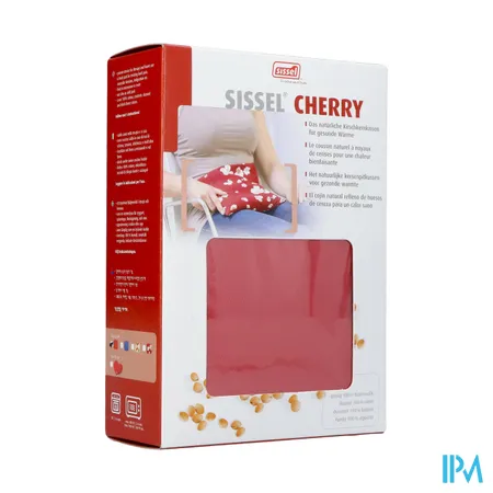 SISSEL® CHERRY – 23 x 26 cm - rood Kersenpitkussen