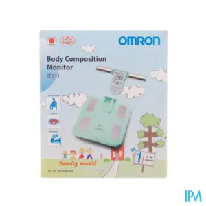 OMRON BF511 - turquoise Lichaamscompositiemeter