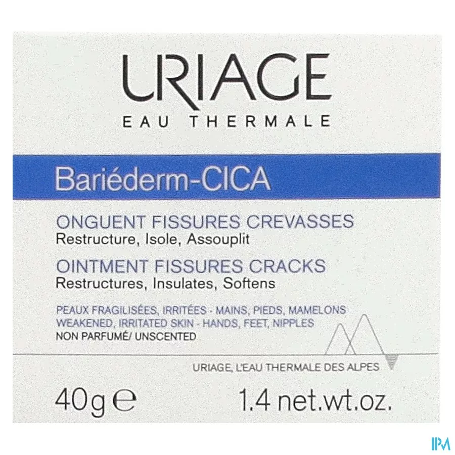 Uriage Bariederm Kloven-barsten Zalf Pot 40g