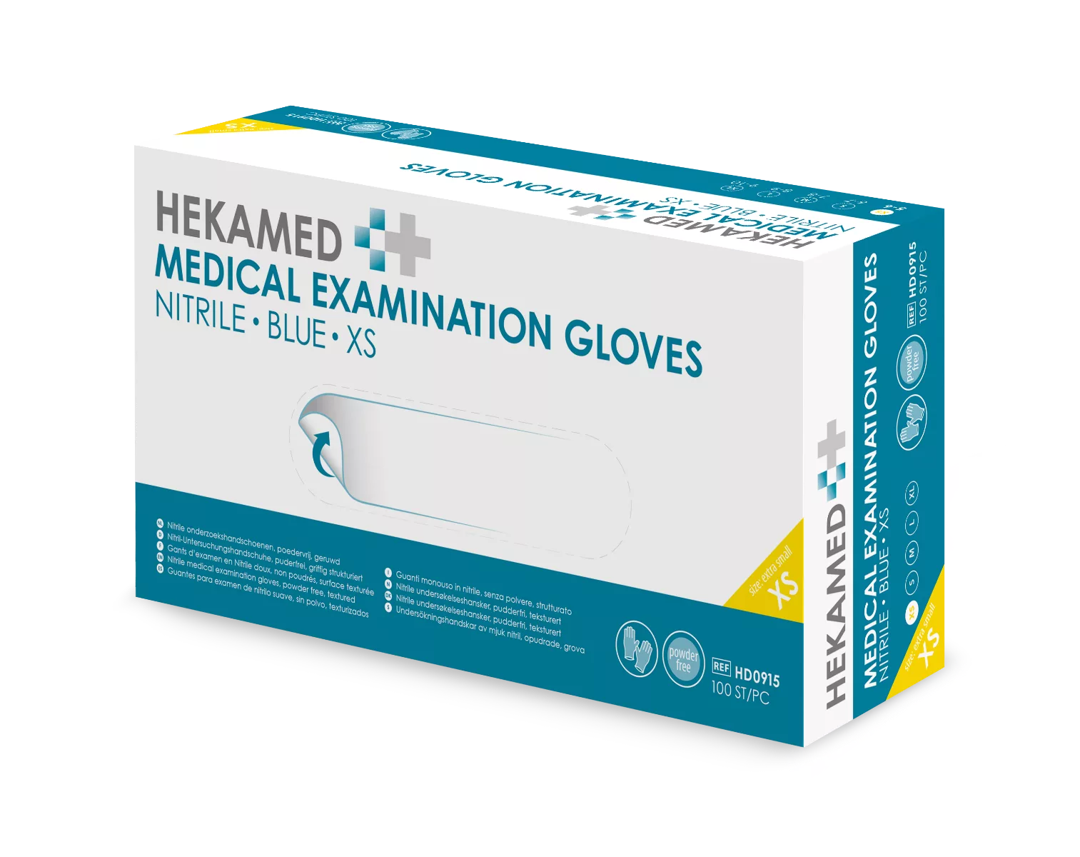 HEKAMED GLOVES SOFT NITRILE XS