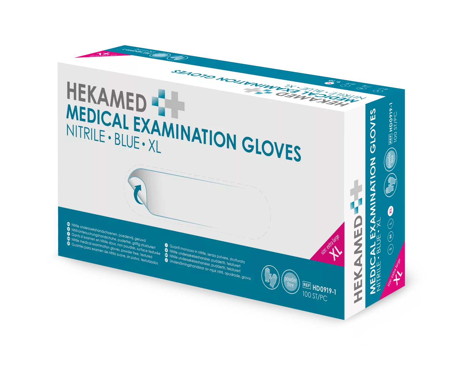 HEKAMED GLOVES SOFT NITRILE XL