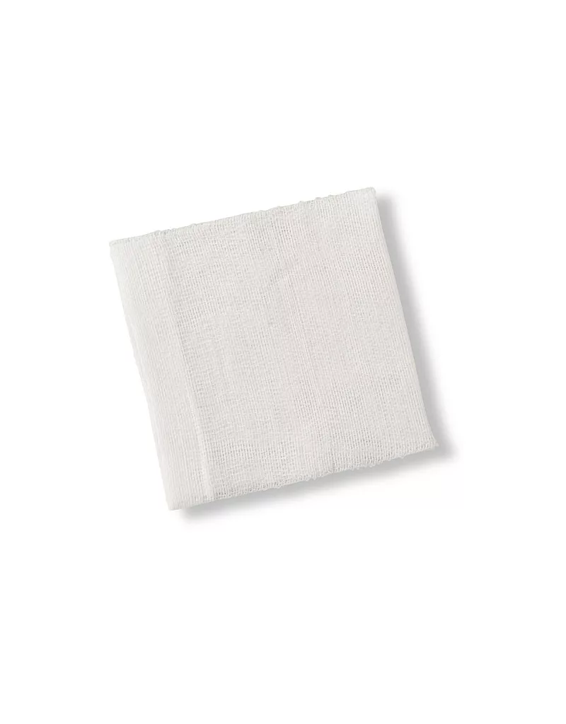 Heka pres hydrofiel gaaskompres 7,5 x 7,5 cm steriel - 8 lagen