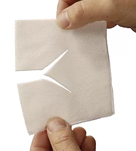 Heka soft non-woven drainkompres 5 x 5 cm steriel - 4 lagen