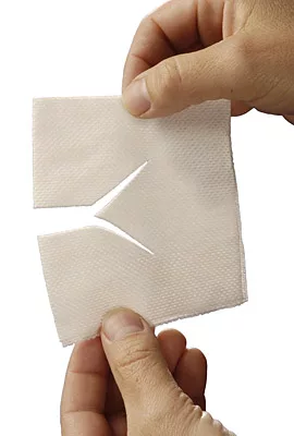Heka soft non-woven drainkompres 5 x 5 cm steriel - 4 lagen