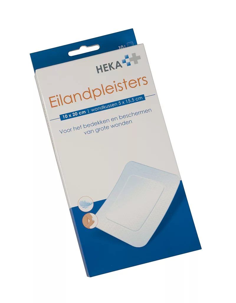 Heka eilandpleister 10 x 20 cm steriel
