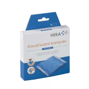 HEKA KOUD/WARMKOMPRES 13 X 14CM
