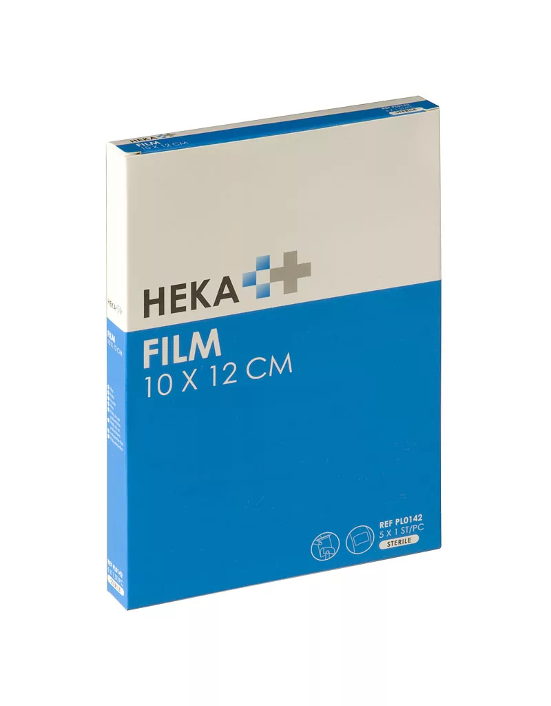 Heka film 10 x 12 cm steriel