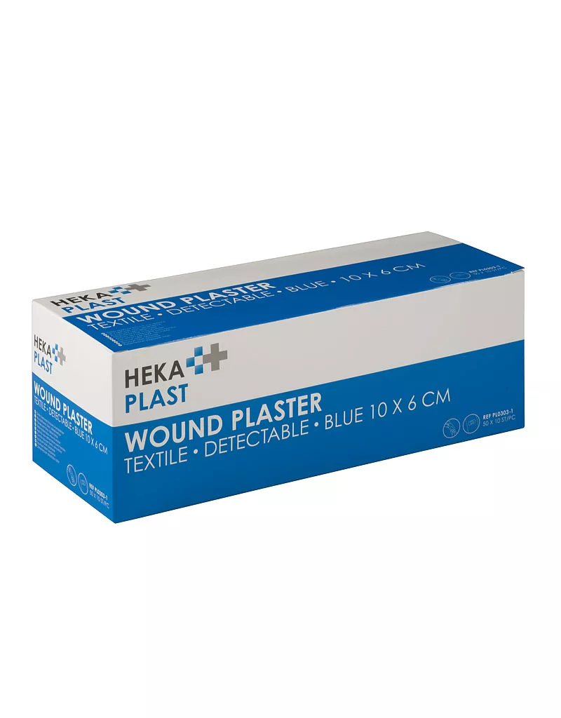 Heka plast detectable wondpleister 1 m x 6 cm