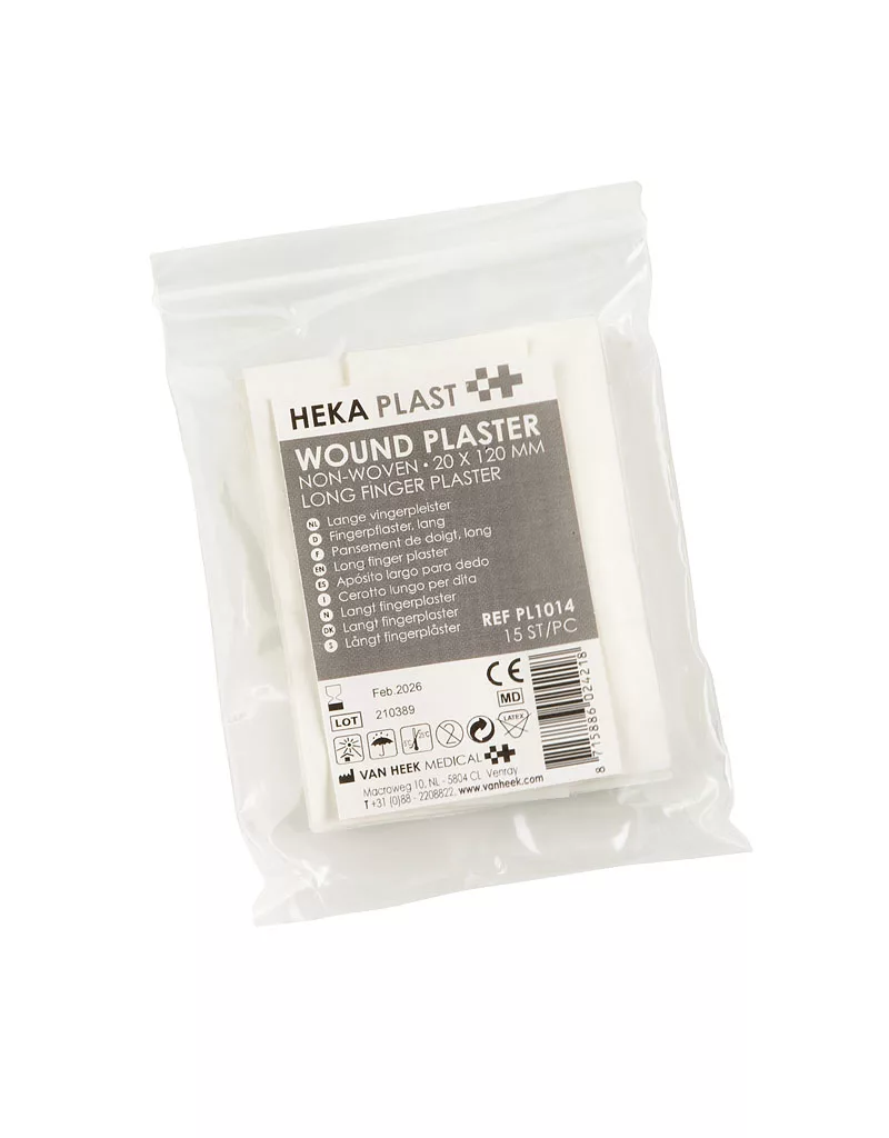 HEKA navul non-woven hechtpleister pleisterdispenser 120 x 20 mm niet steriel