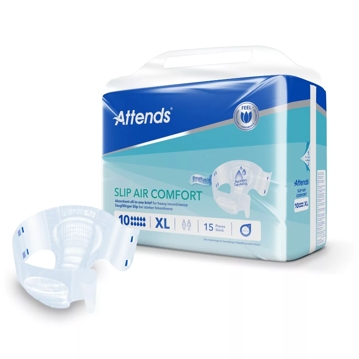ATTENDS SLIP AIR COMFORT 10XL
