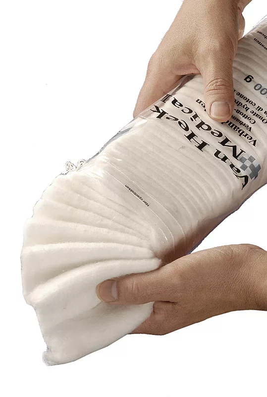 Heka zigzag verbandwatten 500 gram niet-steriel