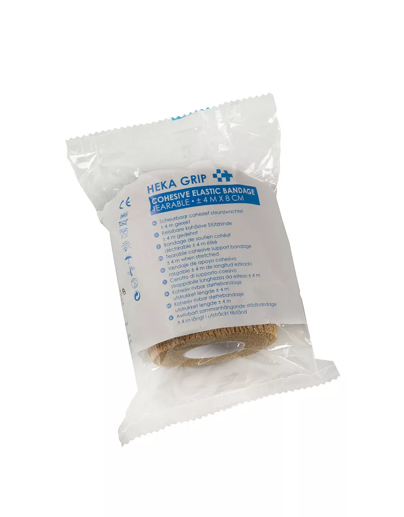 HEKAGRIP COHESIVE ELASTIC BANDAGE 4M X 8CM